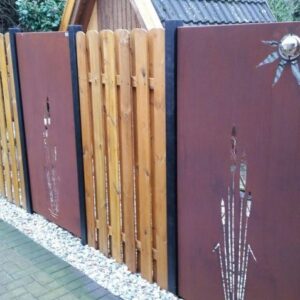 SW003/ SWC003 Sichtschutzelement Set inkl. Pfosten, mit Motiv (siehe Galerie)