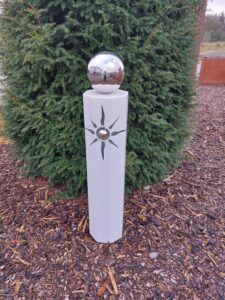 RS40 Säule in Weiß
