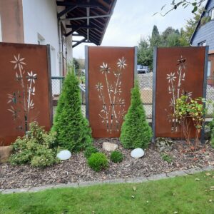 SW001/ SWC001 Sichtschutzelement mit Motiv (siehe Galerie)